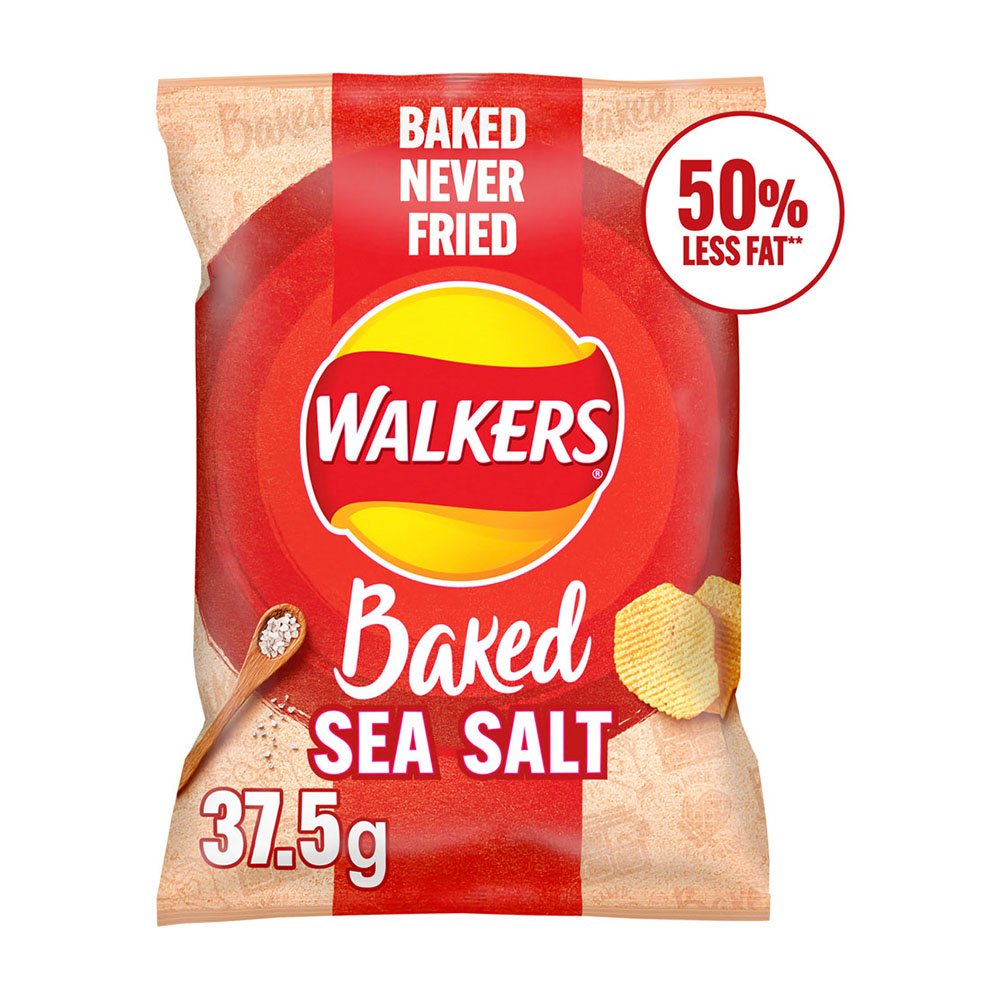 Walkers Baked Ready Salted   32 x 37.5g