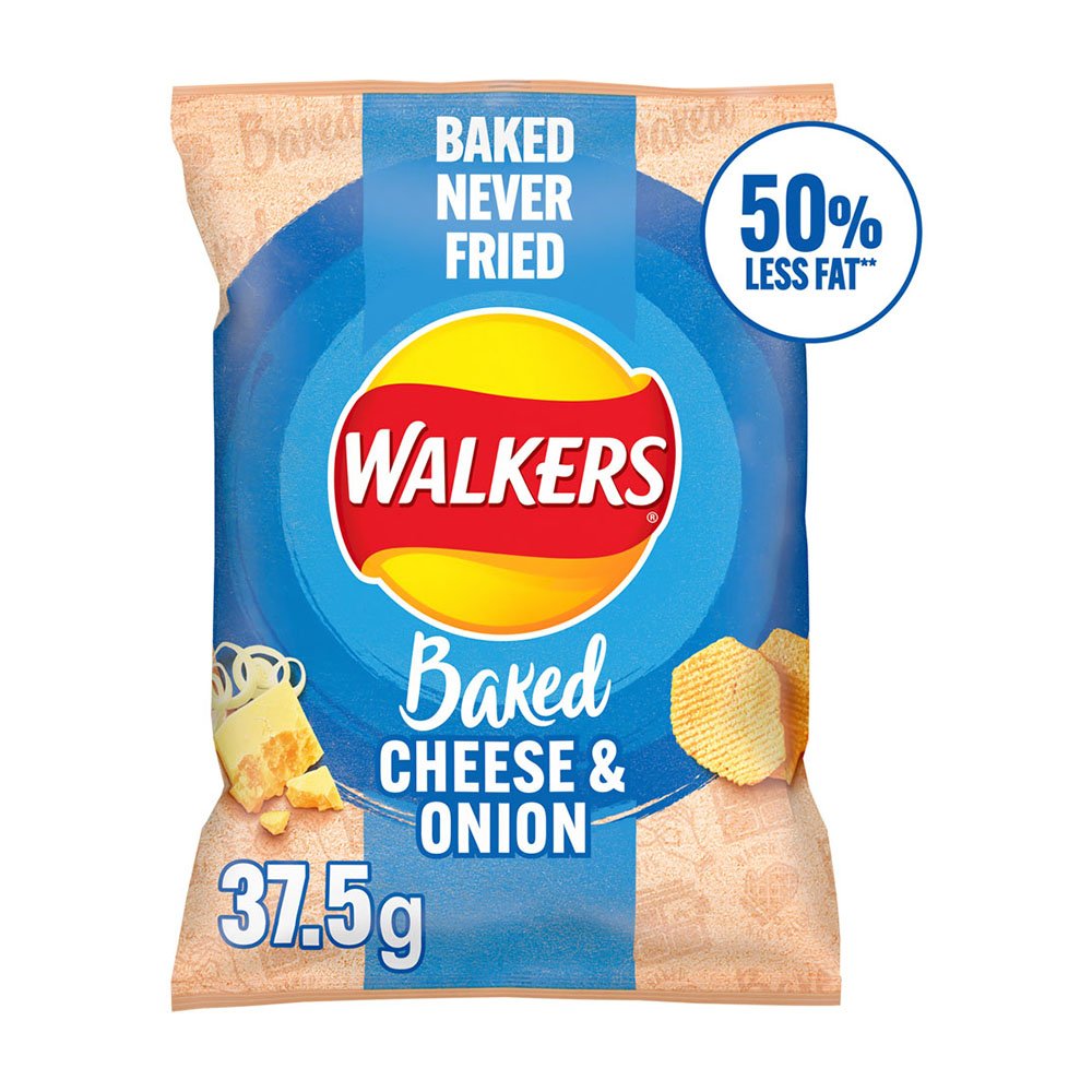 Walkers Baked Cheese Onion 32 x 37.5g