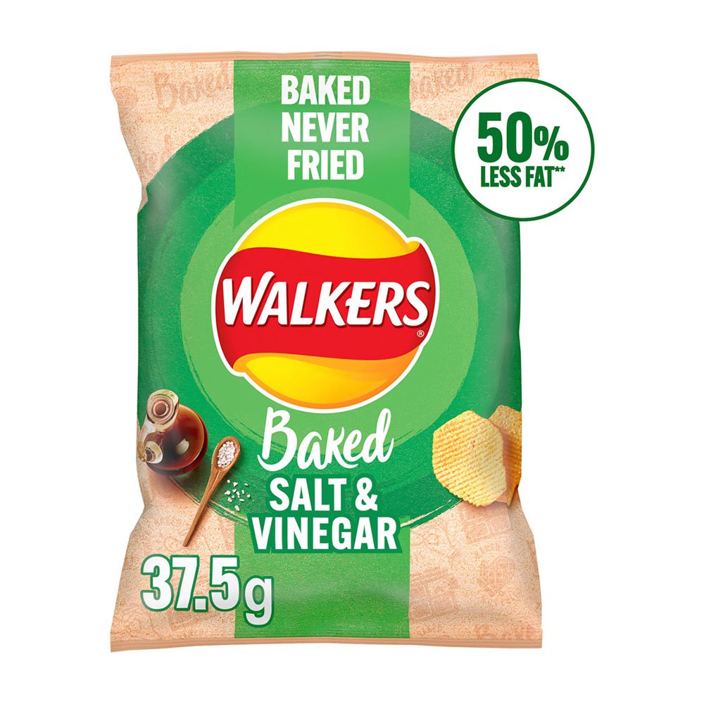 Walkers Baked Salt & Vinegar  32 x 37.5g