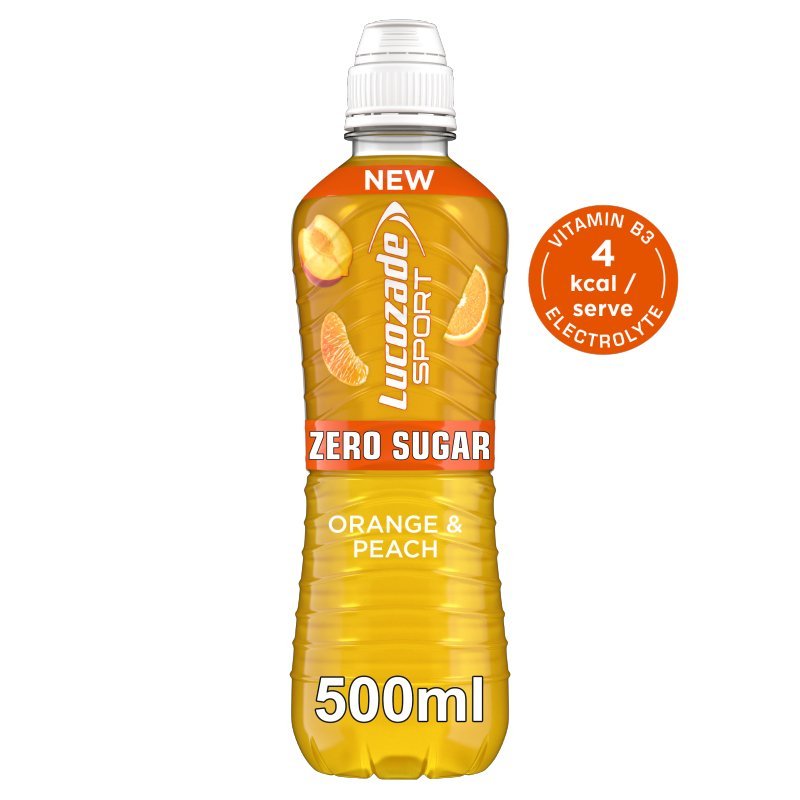 Lucozade Sport Zero Orange 12 x 500ml