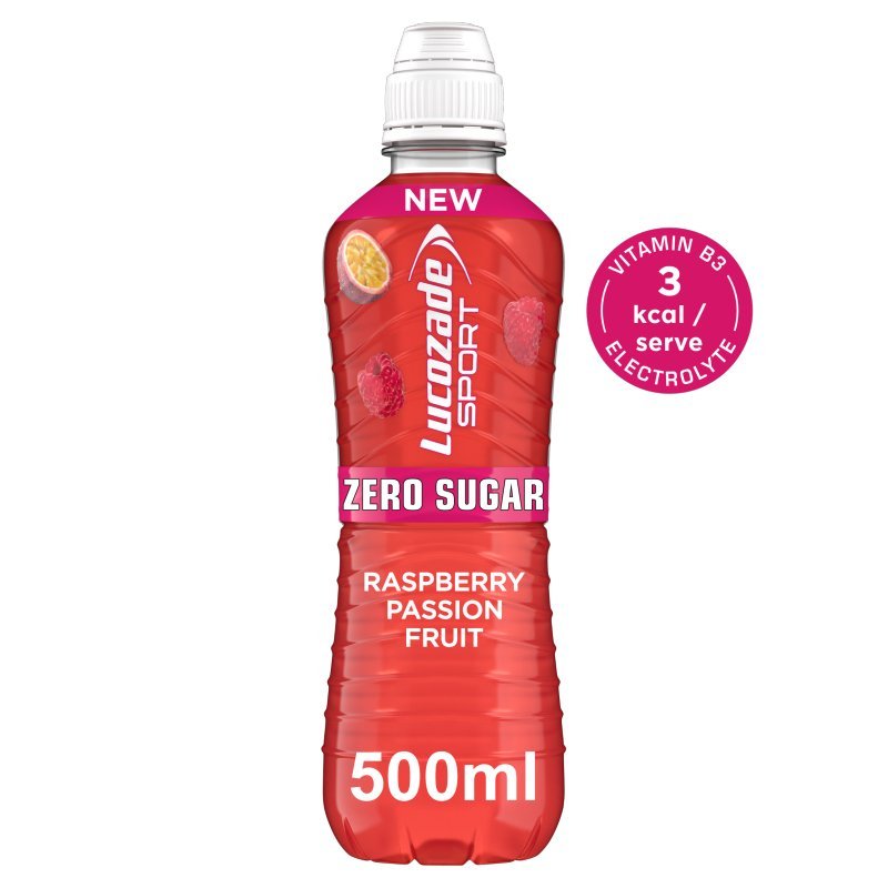 Lucozade Sport Zero Raspberry  12 x 500ml