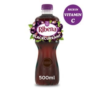 Ribena Blackcurrant Bottles 12 x500ml