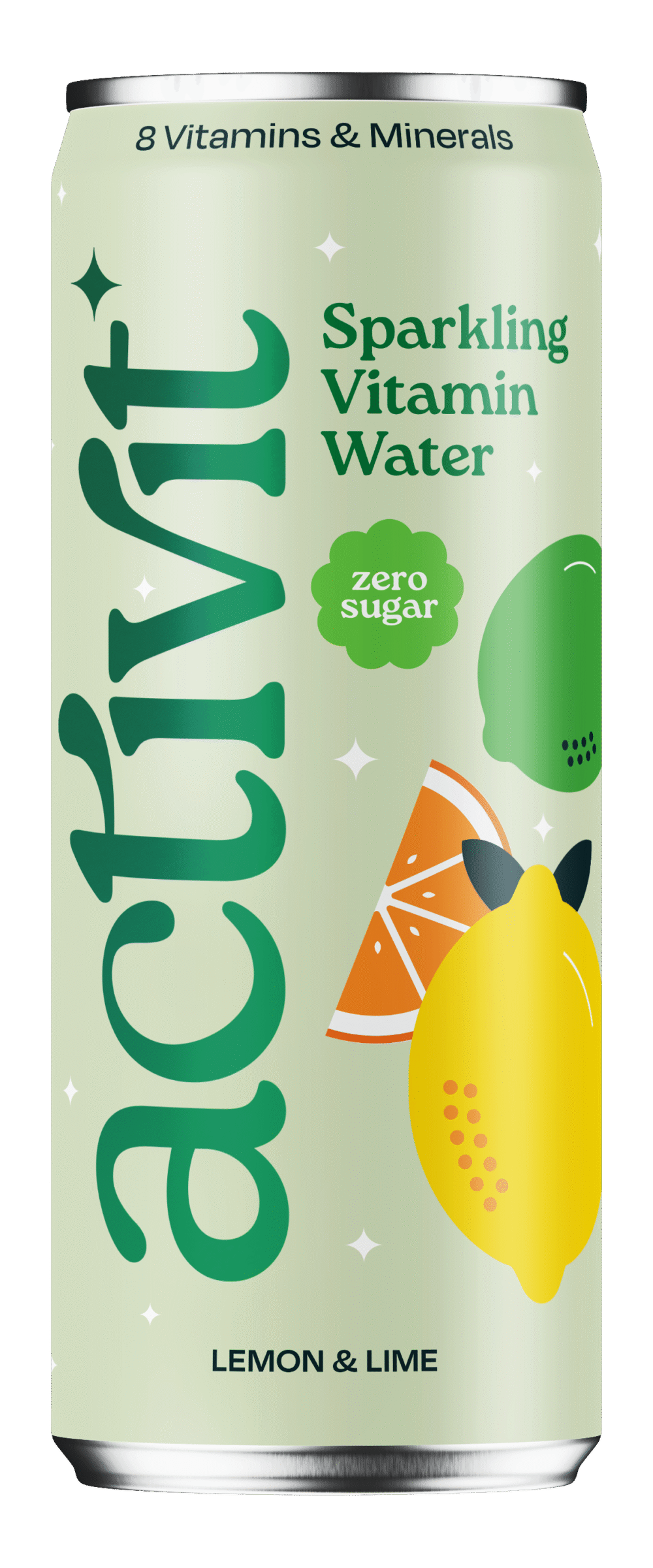 Activit Lemon & Lime Cans 12 x 330ml