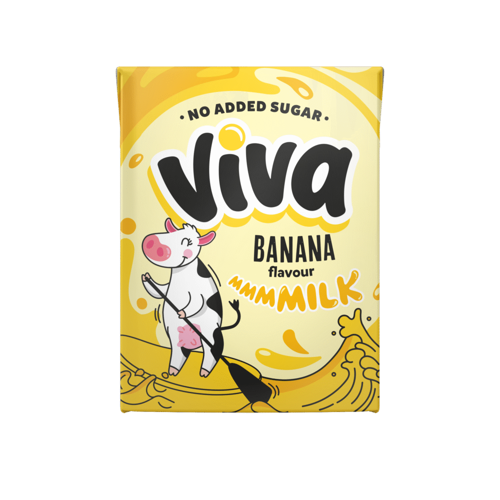 Viva Banana Milkshake <BR>  27 x 200ml