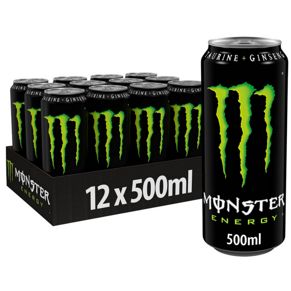 Monster Energy <br> 12 x 500ml