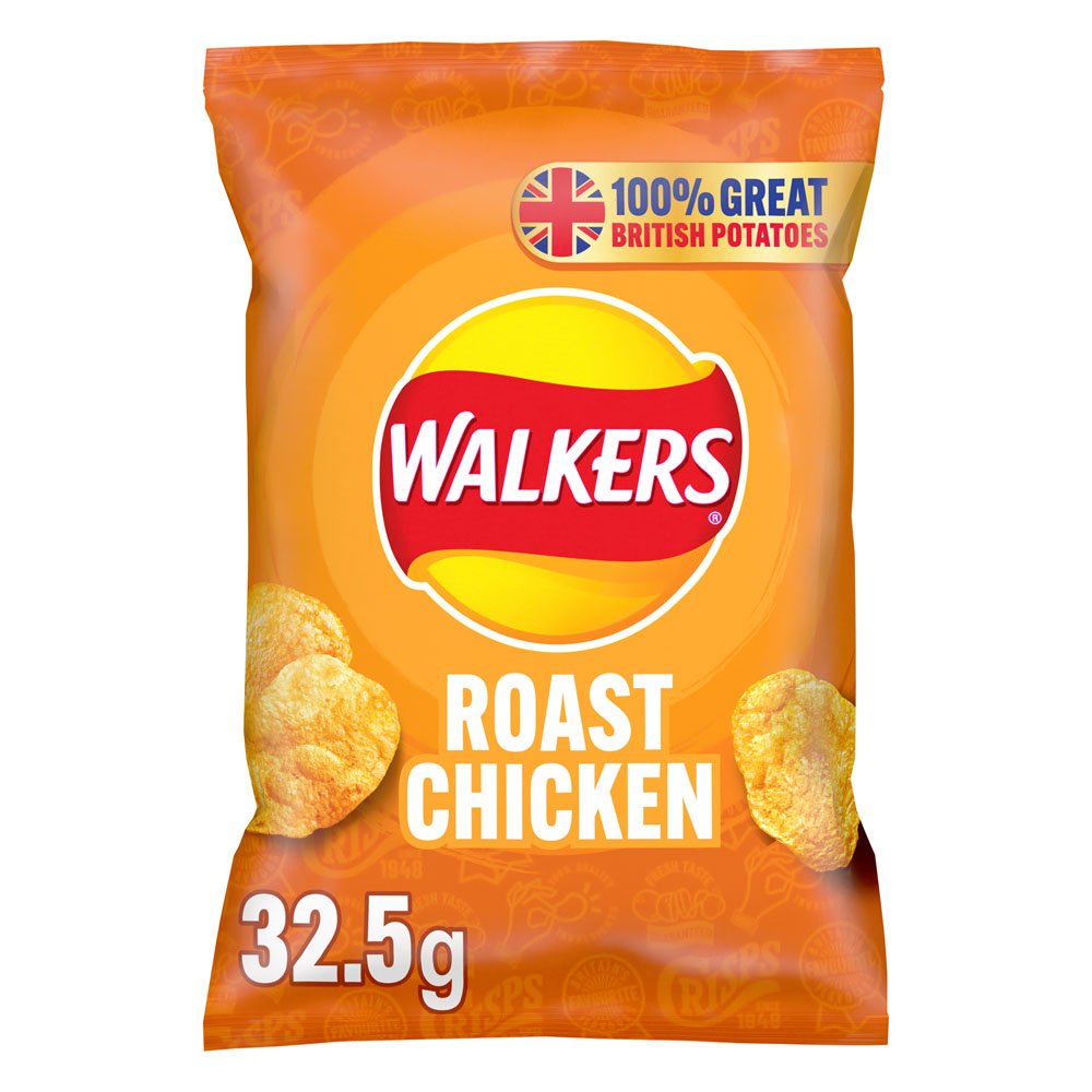 Walkers Roast Chicken    32 x 32.5g