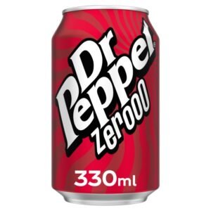 Dr Pepper Zero Cans <br> 24 x 330ml