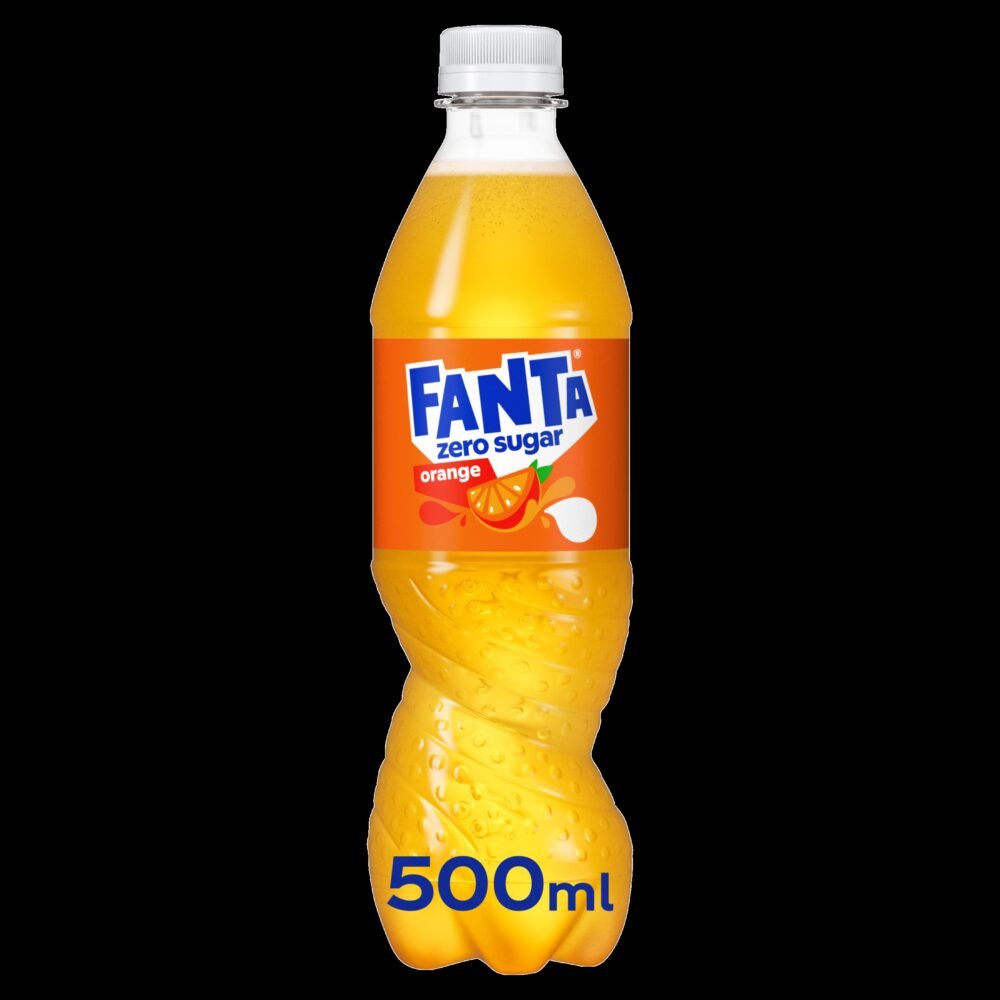 Fanta Orange Zero Bottles  12 x 500ml