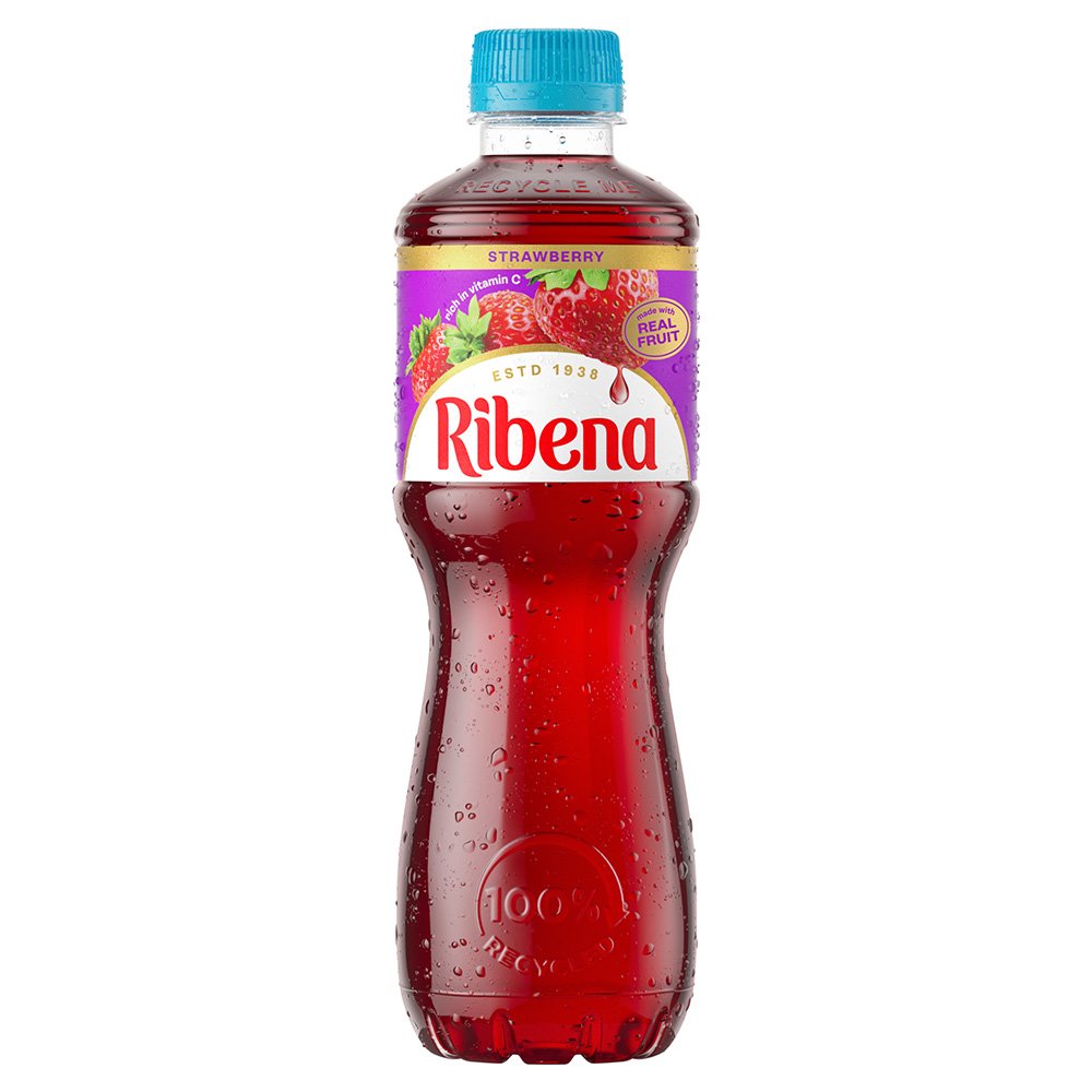 Ribena Strawberry Bottles  12 x 500ml