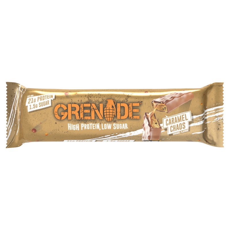 Grenade Bar Caramel Chaos 12 x 60g