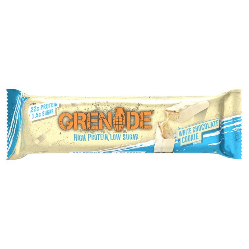 Grenade Bar White Choc Cookie 12 x 60g