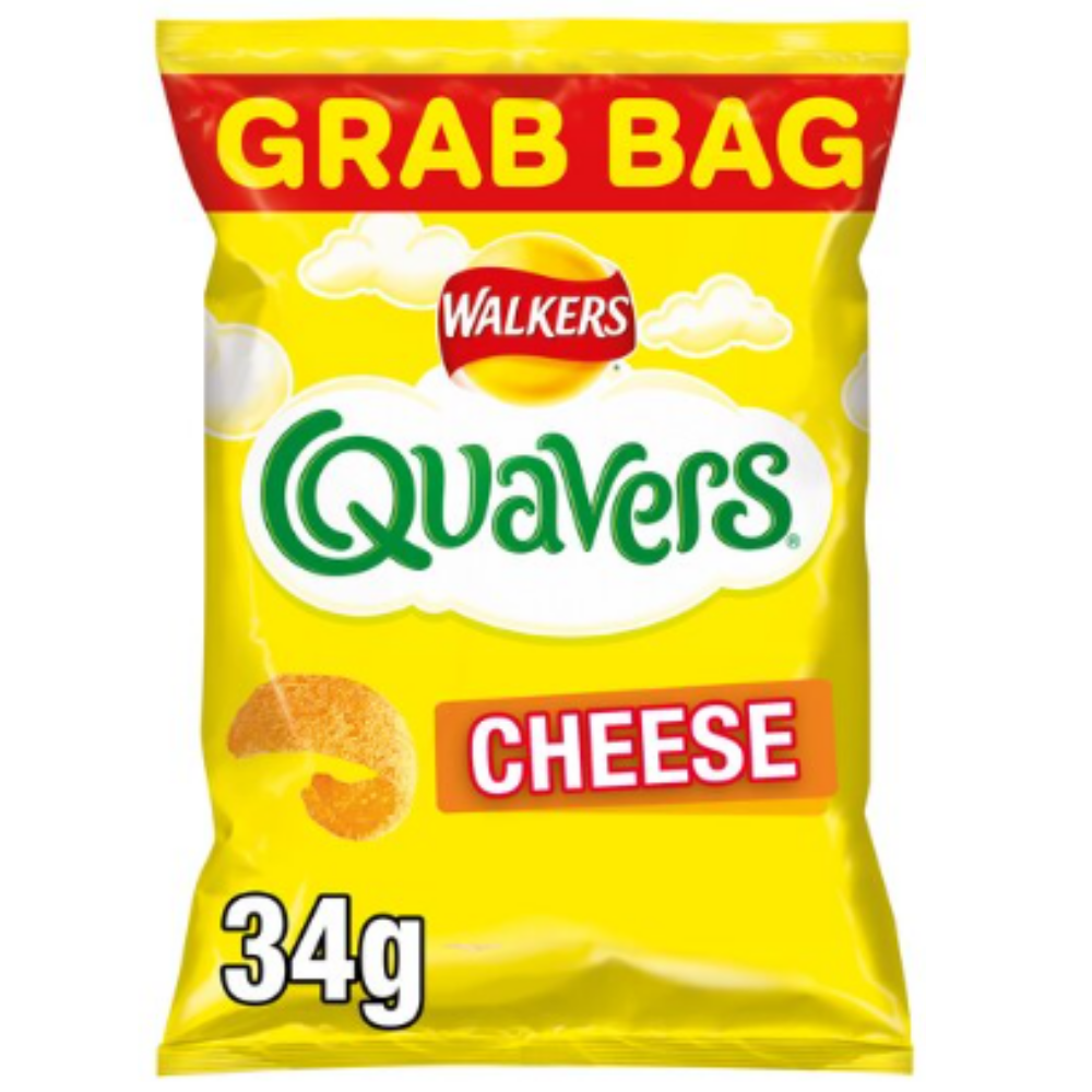 Walkers Quavers Grab Bag 30 x 34g