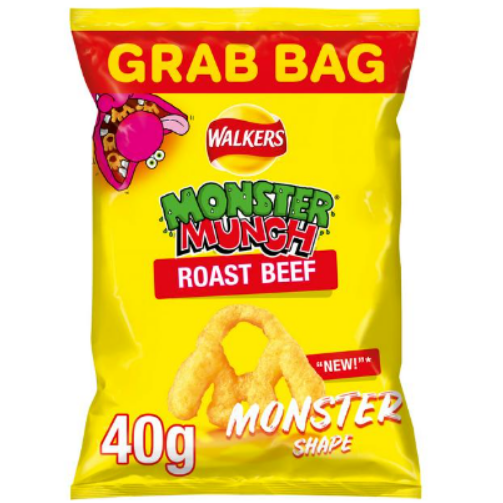 Monster Munch Beef   <BR> 35 x 40g