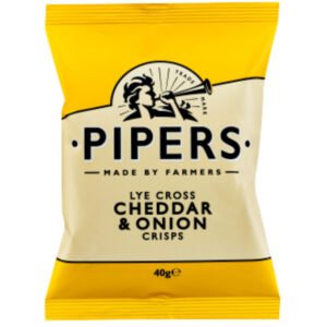 Pipers Cheddar & Onion   24 x 40g