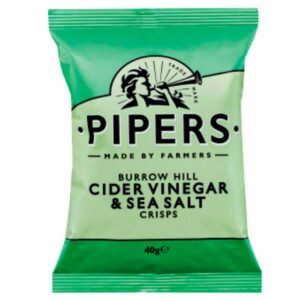 Pipers Cider Vinegar & Sea Salt  24 x 40g