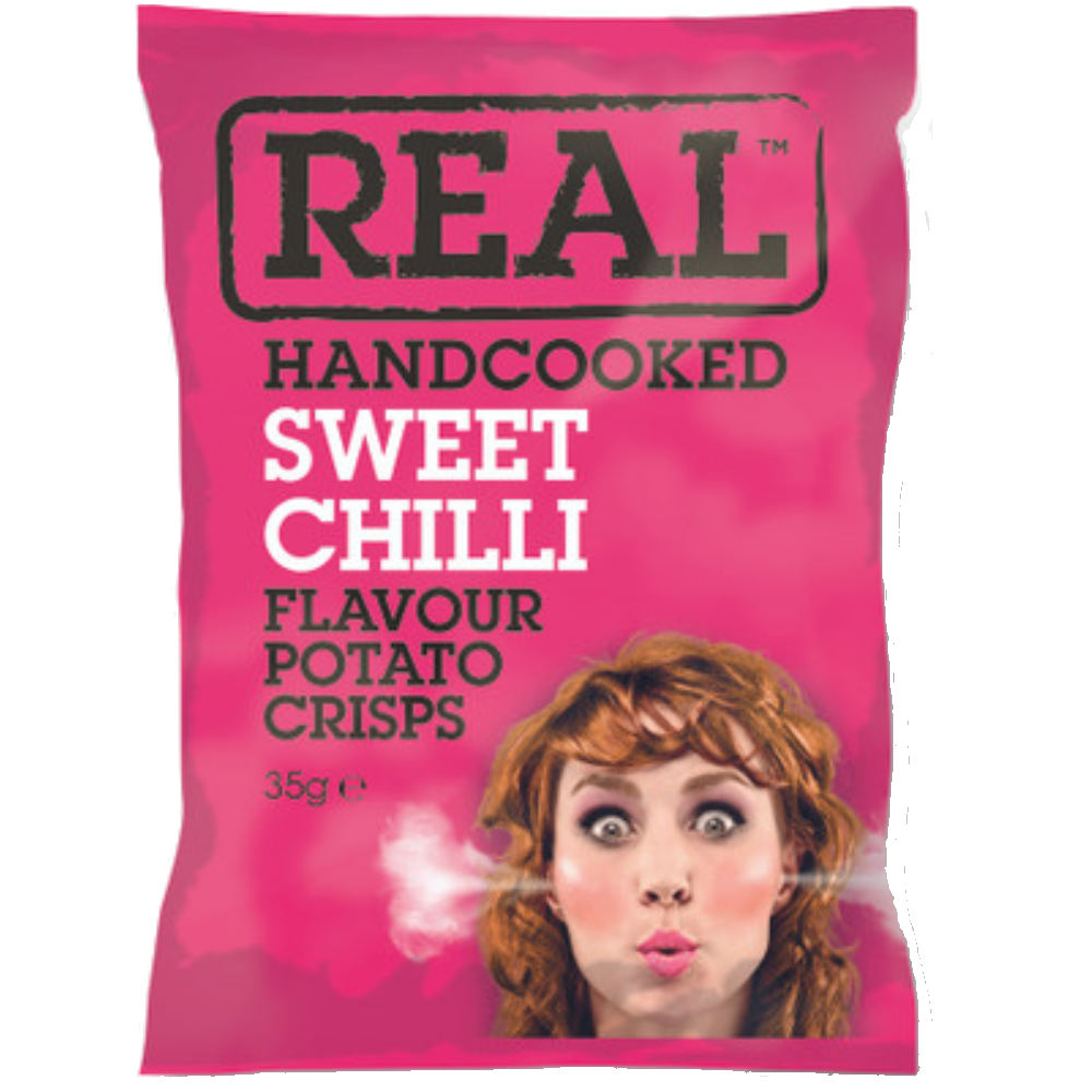 Real Crisps Sweet Chilli 24 x 35g