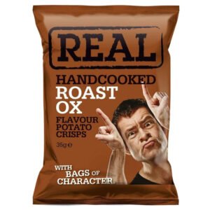 Real Crisps Roast Ox <br>24 x 35g