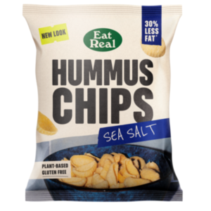 Eat Real Humus Salted <BR> 18 x 45g