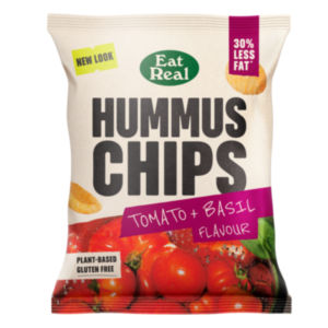 Eat Real Humus Tom. & Basil  18 x 45g