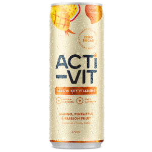 Activit Tropical Boost Cans 12 x 330ml