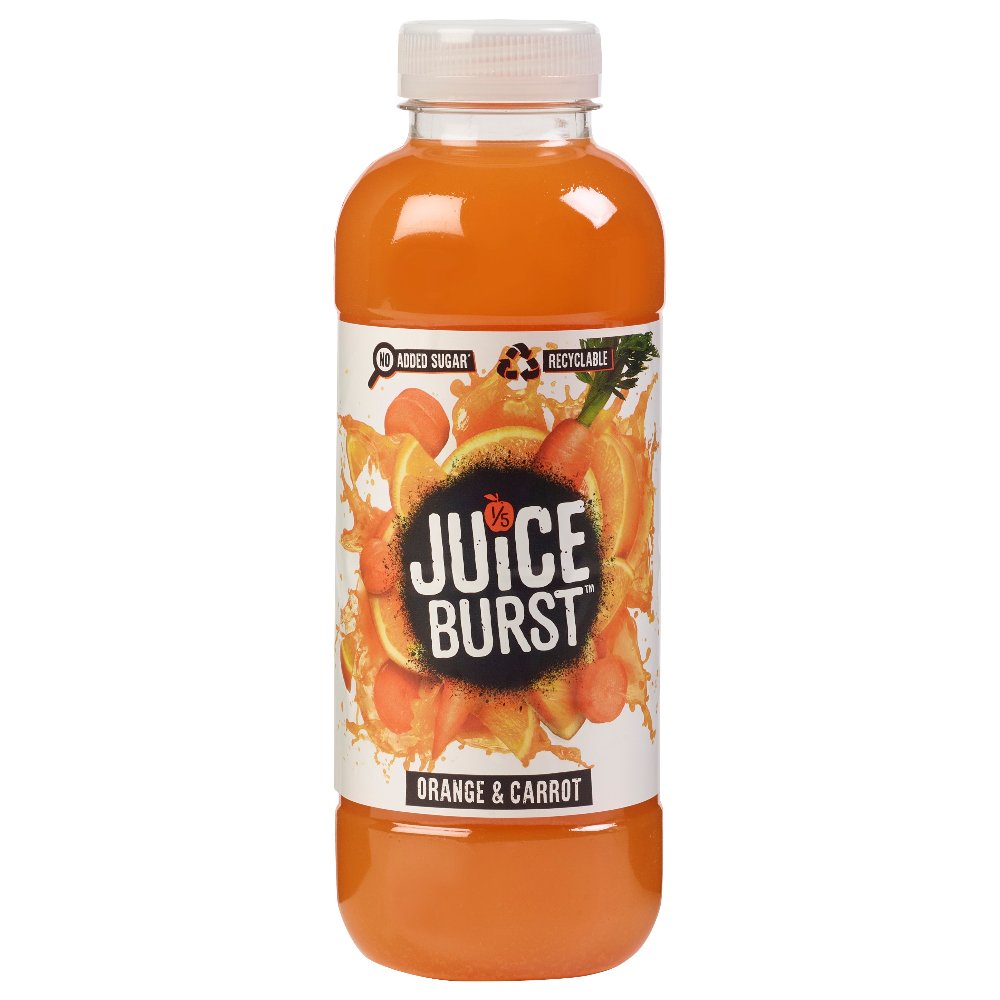 Juice Burst Orange & Carrot  12 x 500ml