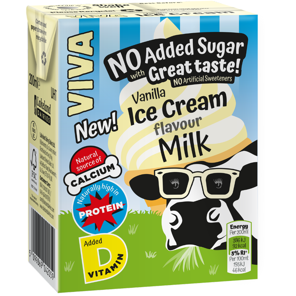 Viva Ice Cream Milkshake   27 x 200ml