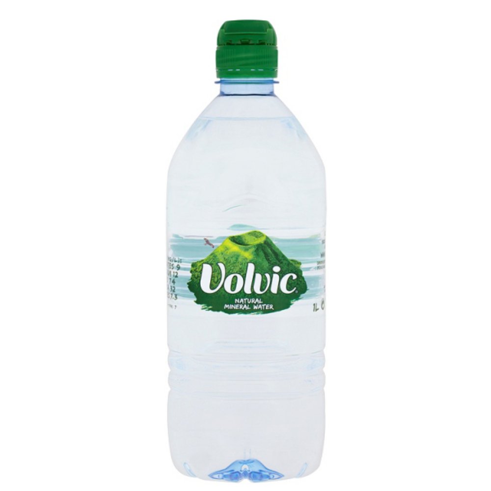 Volvic Sports Cap Water<BR> 12 x 1 Litre