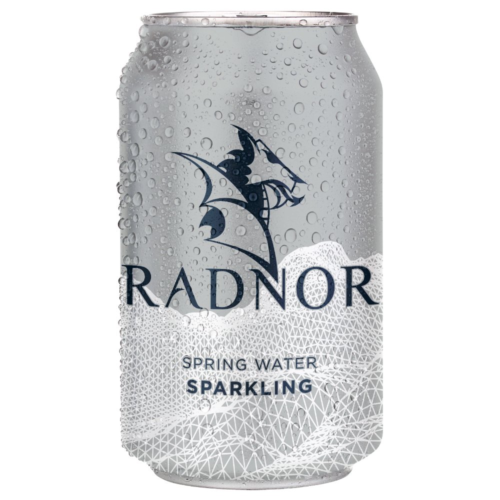 Radnor Spark Water Cans <BR>24 x 330ml