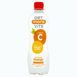 Get More Vits <br>Sparkling Orange <br> 12 x 500ml