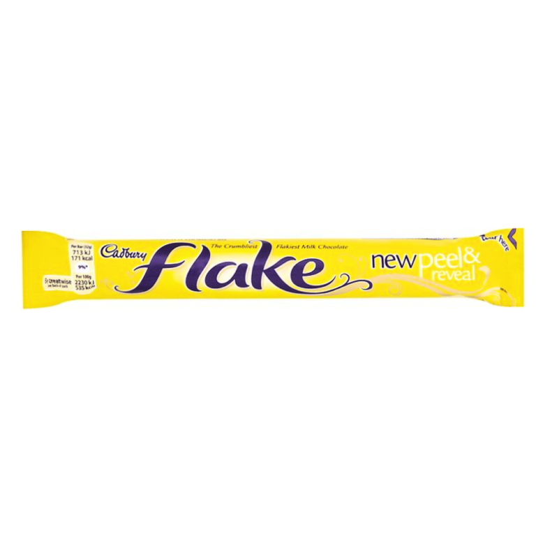 Snacker Flakes Cadburys Flake 48 x 32g - snackline-direct.co.uk