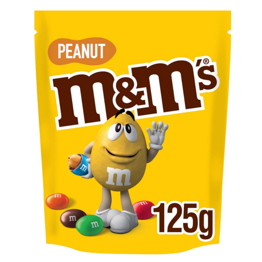 M&M's Peanut Pouch <br> 12 x 125g