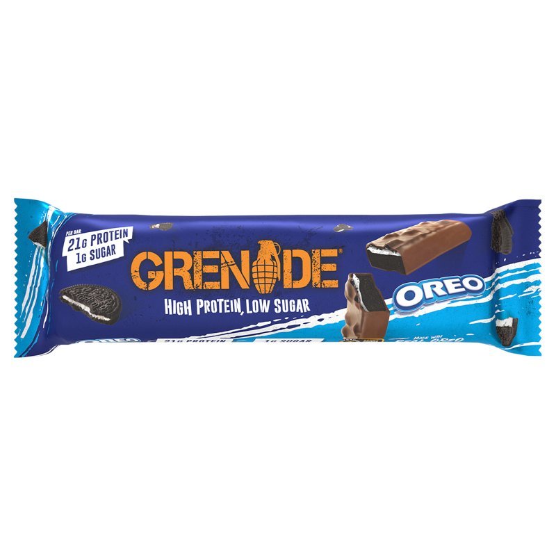 Grenade Bar  Oreo <BR> 12 x 60g