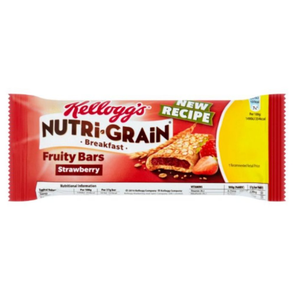 Nutrigrain Strawberry <BR> 25 x 37g