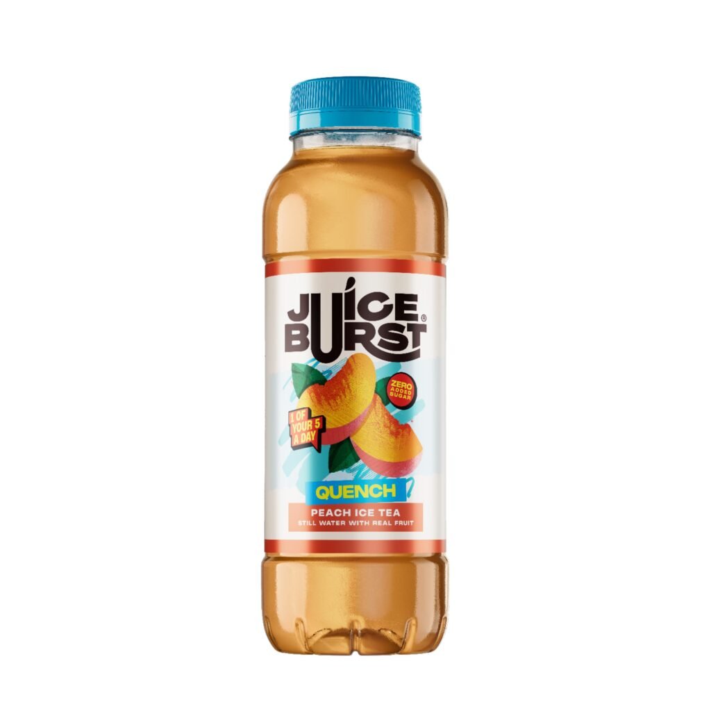 Juice Burst Iced Tea Peach 12 x 330ml