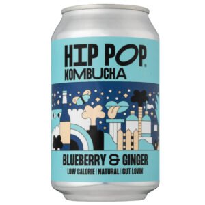 Kombucha <BR> Blueberry & Ginger Cans 12 x 330ml