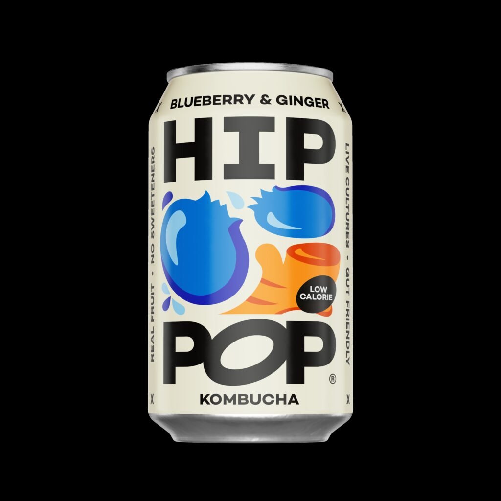 Kombucha <BR> Blueberry & Ginger Cans 12 x 330ml