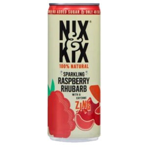 Nix & Kix Raspberry & Rhubarb Cans <br> 24 x 250ml