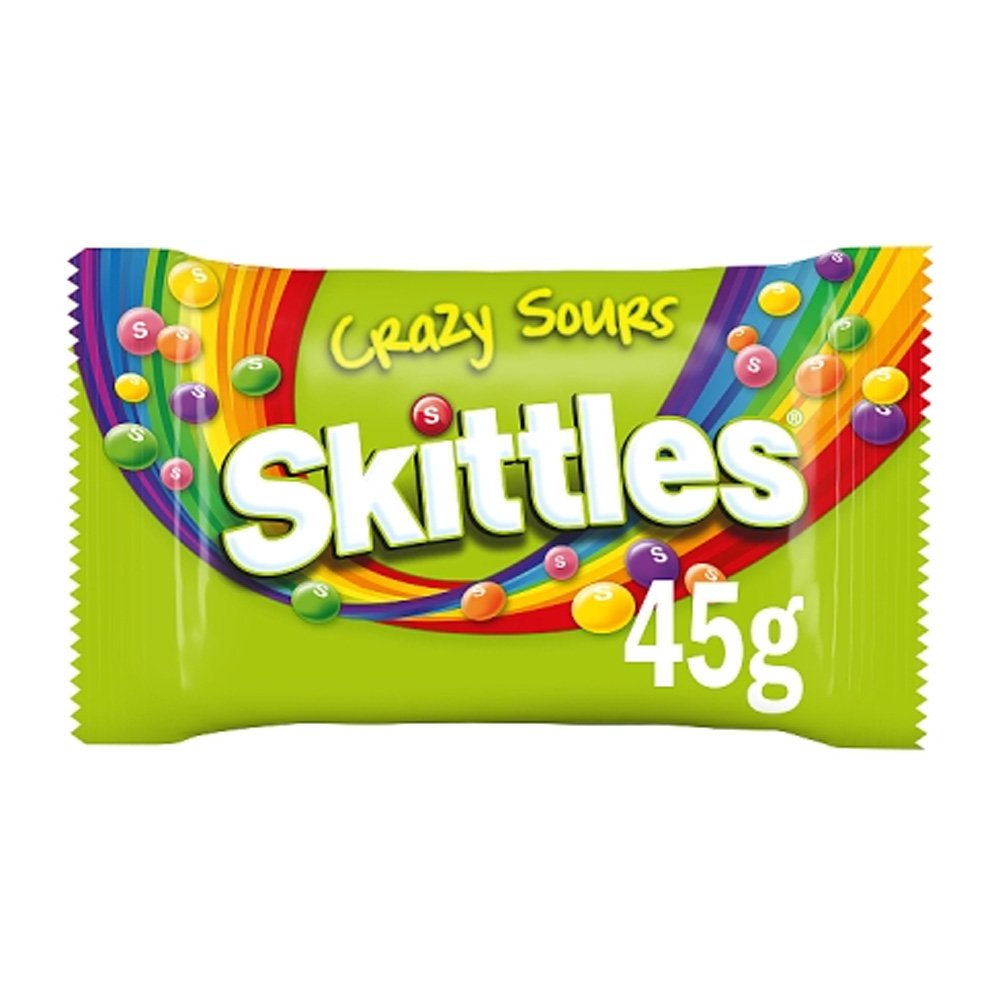 Skittles Crazy Sours <br> 36 x 45g