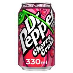 Dr Pepper Cherry Zero Cans <br> 24 x 330ml