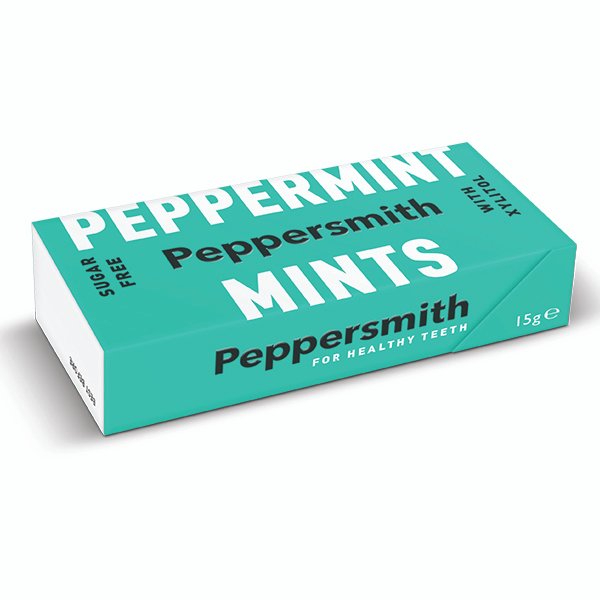 Peppersmith Mints Peppermint 12 x 15g