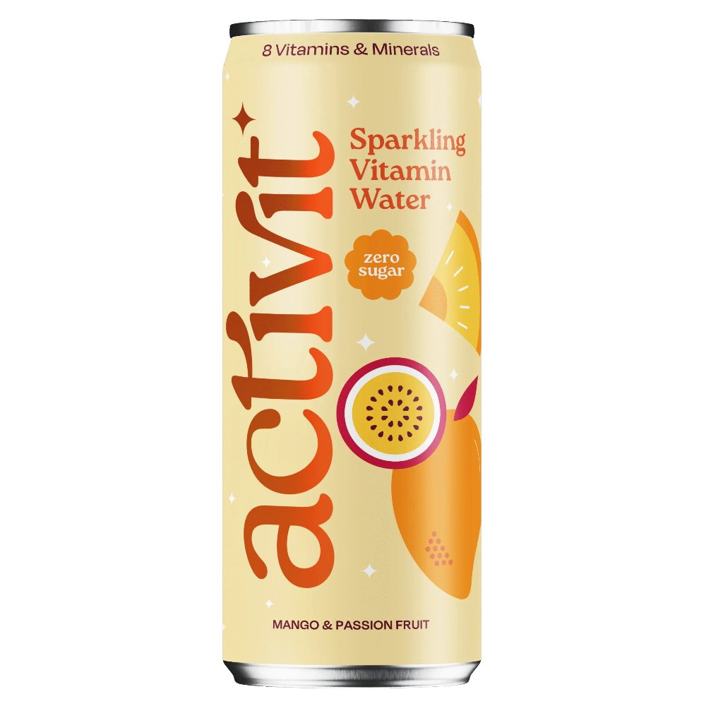 Activit Mango & Passion Cans 12 x 330ml