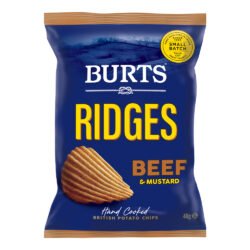 Burts Ridges Beef & Mustard 20 x 40g