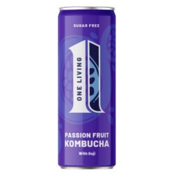 Kombucha Passion Fruit Cans 12 x 250ml