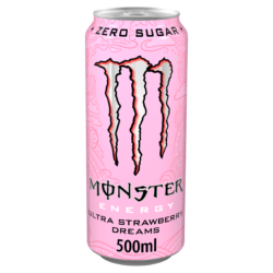 Monster Ultra Strawberry Dream Cans 12 x 500ml