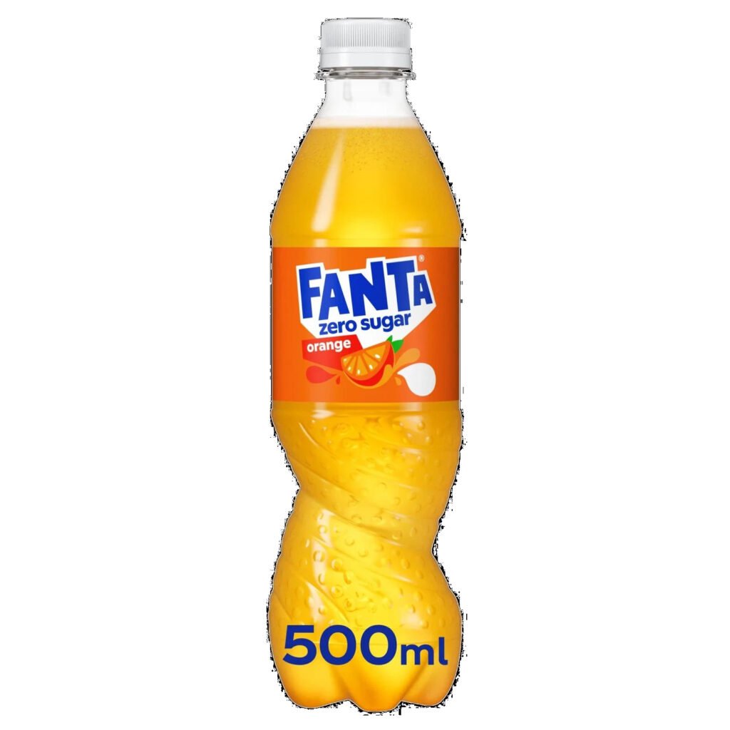 Fanta Orange Zero Bottles  12 x 500ml